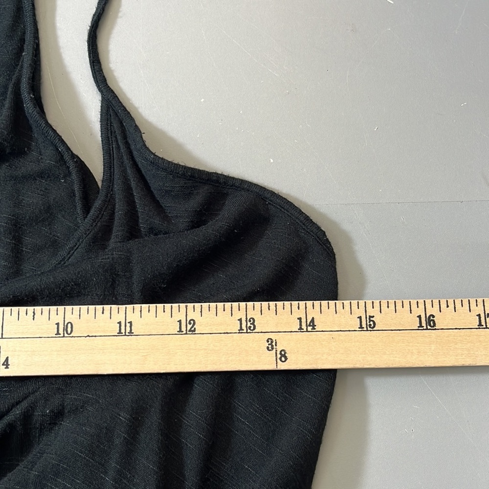 Banana Republic dress woman’s small black maxi spaghetti strap - Picture 4 of 5